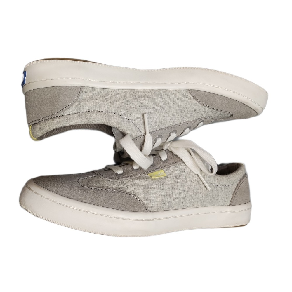 Keds Tournament Retro Court Sneakers Womens US 7.5 Gray White Athletic Lace Up